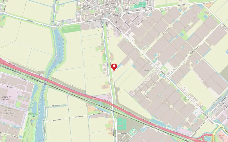 Kaart met ons afhaaladres in Zevenhuizen